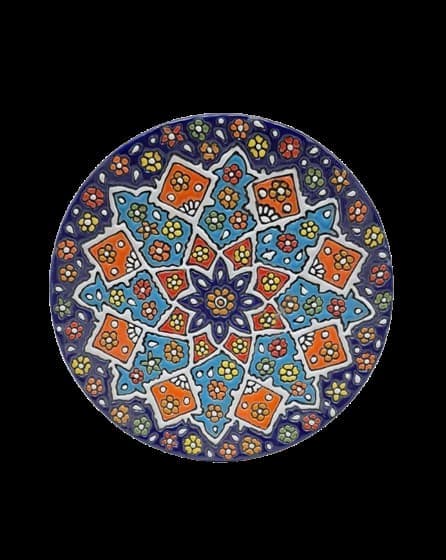 تصویر 2 از خرید بشقاب مینا کاری سفالی عمده